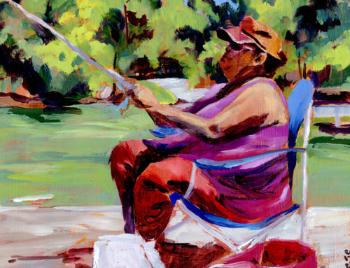 Fishing Lady